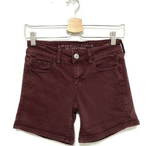 American Eagle Shorts Size 0 Midi Stretch Short